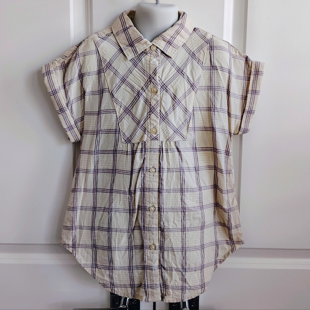 Free Assembly Button Down Tunic - Picture 2 of 5